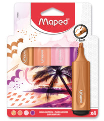 Marcador Maped Blister 4 Colores Surtidos | Maped | Pack 12 Unidades