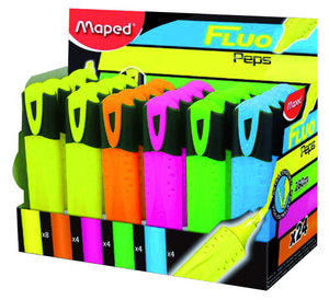 Expositor 28 Marcador Fluorescente Maped Surtido | Maped | Pack 28 Unidades