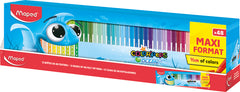 Rotulador Maped Color Peps Ocean 48 Colores Surtidos | Maped | Pack 1 Unidades