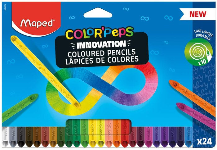 LAPIZ MAPED COLORPEPS INFINITY 24 COLORES SURTIDOS | 1 UNIDADES | (MAPED) Imagen principal del producto