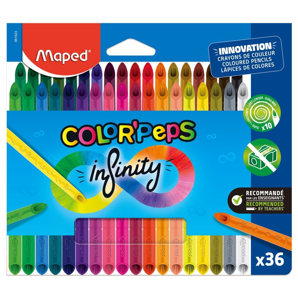 Lápiz Maped Colorpeps Infinity 36 Colores Surtidos Imagen principal del producto
