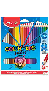 Estuche 24 Lapices de Colores Color'peps Strong Maped Imagen principal del producto