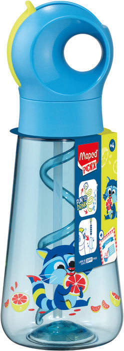 BOTELLA INFANTIL MININZ PLASTICO ECOZEN 500ML MAPACHE | MAPED | 1 UNIDAD | 3154148731016