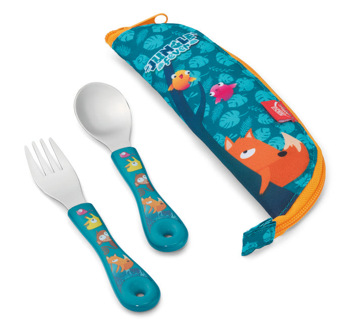 Set 2 Cubiertos Jungle Fever con Estuche MAPED