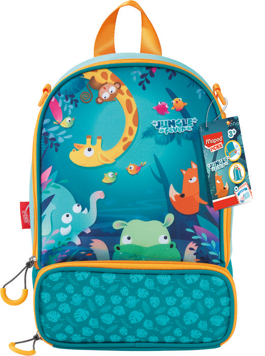 MOCHILA CON BOLSA DE COMIDA AISLADA JUNGLE FEVER | MAPED Imagen principal del producto