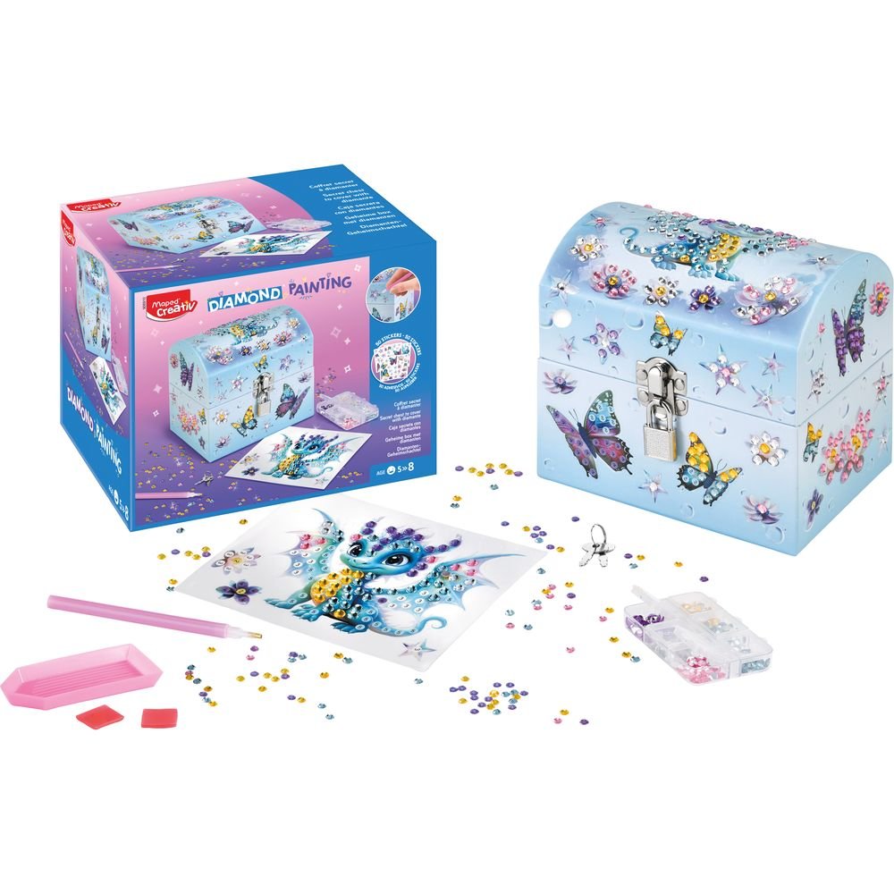 Diamond Painting Cofre Maped para manualidades y regalos Imagen principal del producto