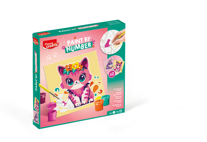 PINTAR POR NUMEROS GATO/CONEJO | MAPED | 1 UNIDAD | 3154149070831 Imagen principal del producto