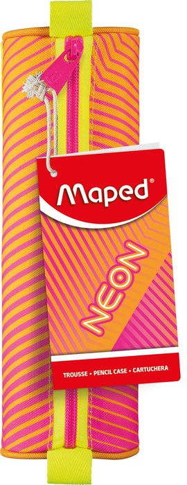 PORTATODO REDONDO NARANJA NEON | MAPED Imagen principal del producto