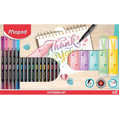 SET LETTERING MAPED 22 PIEZAS | 1 UNIDADES | (MAPED)