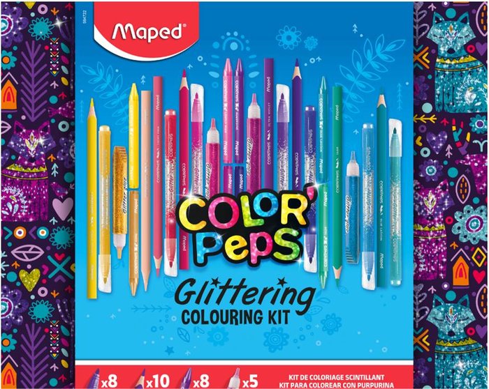 Kit de coloreado Maped Glitter