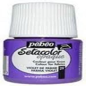 Pintura Setacolor Opaco Violeta Parma 45 ml Marca Pebeo