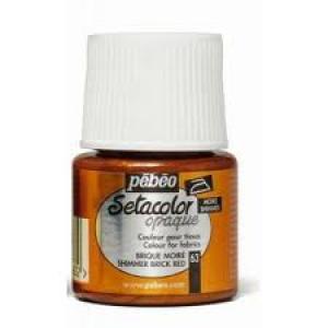 Pintura Setacolor Opaco 45 ml Bronce Tornasolado Marca Pebeo Imagen principal del producto