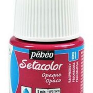 Pintura Setacolor Opaco 45 ml Frambuesa Marca Pebeo