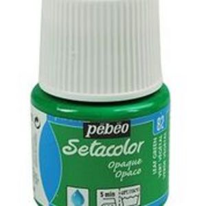 Pintura Setacolor Opaco Verde Vegetal 45 ml Marca Pebeo