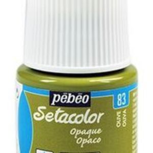 Pintura Setacolor Opaco 45 ml Olivo Marca Pebeo Imagen principal del producto