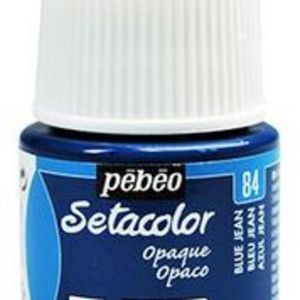 Pintura Setacolor Opaco Azul Mezclilla 45 ml Marca Pebeo Imagen principal del producto