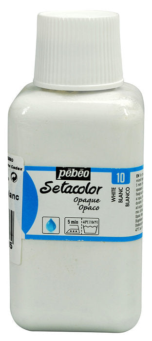 PINTURA SETACOLOR OPACO 250 ML BLANCO | PEBEO | 1 UNIDAD | 3167862960105 Imagen principal del producto