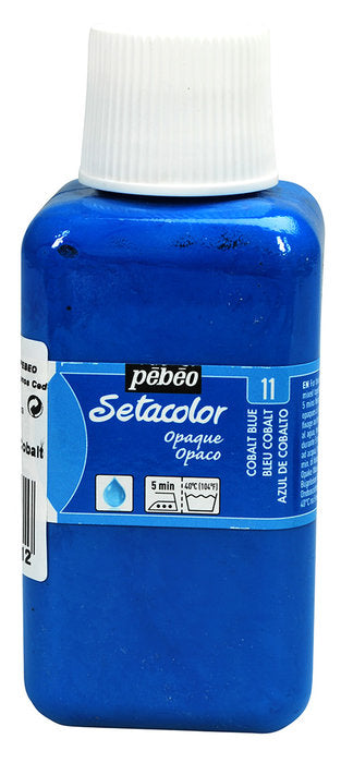 Pintura Setacolor Opaco 250 ml Azul Cobalto PEBEO Imagen principal del producto