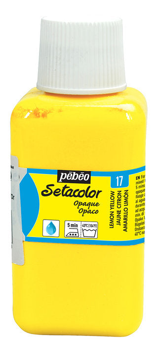 Pintura Setacolor Opaco 250 ml Limón PEBEO