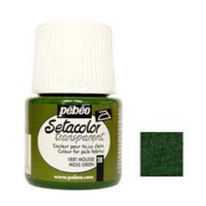 Pintura Setacolor Tejidos Claros Verde Musgo 45 ml Marca Pebeo Imagen principal del producto