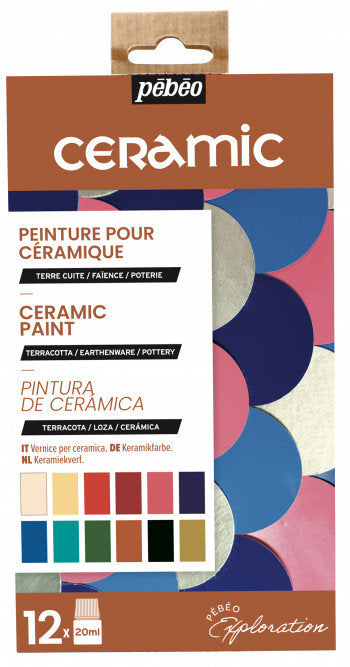 PINTURA CERAMIC 20 ML 12 COLORES SURTIDOS | PEBEO | 1 UNIDAD | 3167867574512 Imagen principal del producto