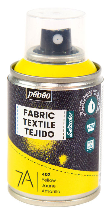PINTURA TEXTIL 7A SPRAY 100ML AMARILLO | PEBEO | 1 UNIDAD | 3167868054020