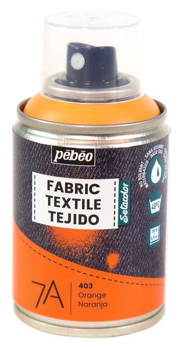 PINTURA TEXTIL 7A SPRAY 100ML NARANJA | PEBEO | 1 UNIDAD | 3167868054037