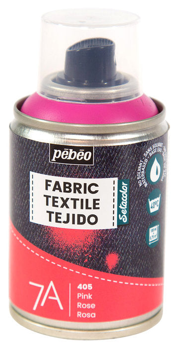 PINTURA TEXTIL 7A SPRAY 100ML ROSA | PEBEO | 1 UNIDAD | 3167868054051