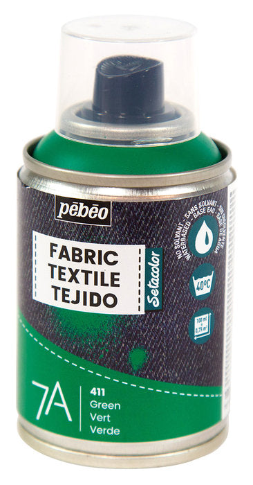 PINTURA TEXTIL 7A SPRAY 100ML VERDE | PEBEO | 1 UNIDAD | 3167868054112