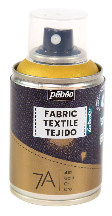 PINTURA TEXTIL 7A SPRAY 100ML ORO | PEBEO | 1 UNIDAD | 3167868054310