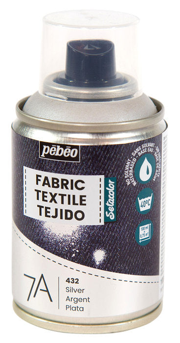 PINTURA TEXTIL 7A SPRAY 100ML PLATA | PEBEO | 1 UNIDAD | 3167868054327 Imagen principal del producto
