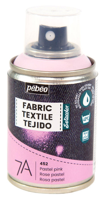 PINTURA TEXTIL 7A SPRAY 100ML ROSA PASTEL | PEBEO | 1 UNIDAD | 3167868054525
