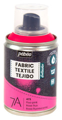 PINTURA TEXTIL 7A SPRAY 100ML ROSA FLUOR | PEBEO | 1 UNIDAD | 3167868054730