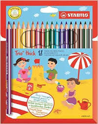 LAPIZ STABILO TRIO GRUESO 18 COLORES SURTIDOS | 1 UNIDADES | (STABILO)