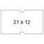 ETIQUETA ROLLO 21X12 BLANCO REMOVIBLE PACK 6 UNID 1000 UNID | 1 UNIDADES | (APLI)