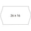 ETIQUETA ROLLO 26X16 BLANCA REMOVIBLE PACK 6UNID, 1000 UNID | 1 UNIDADES | (APLI)