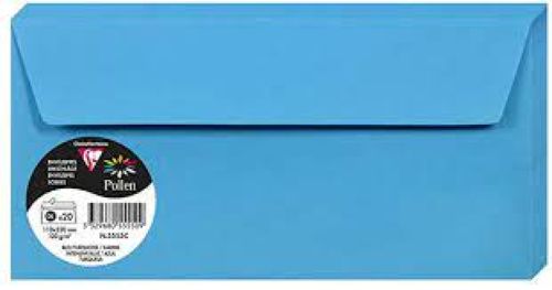 Paq/20 Sobre Pollen 110x220 Color Azul Turquesa Imagen principal del producto