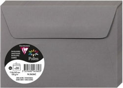 Sobre Pollen 114x162 Gris Acero Exacompta Pack 20