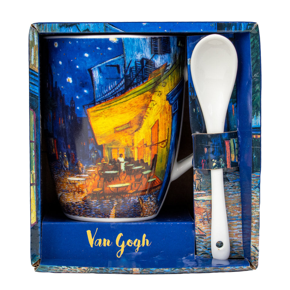 Taza con cuchara Café de la Noche Enesco