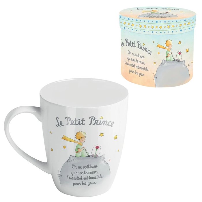 TAZA EL PRINCIPITO BLANCA DIBUJO DE PLANETA CON CAJA REGALO | ENESCO | 1 UNIDAD | 3453131151498 Imagen principal del producto