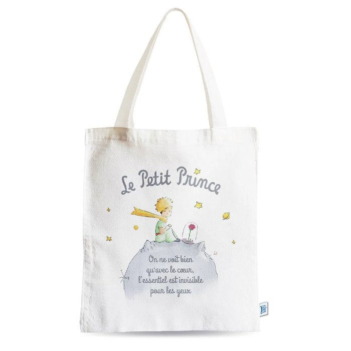 BOLSA DE TELA EL PRINCIPITO BLANCA PLANETA | ENESCO Imagen principal del producto