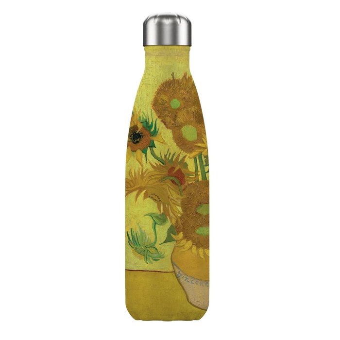 BOTELLA ISOTERMICA DE GIRASOLES VAN GOGH | ENESCO | 1 UNIDAD | 3453131154840 Imagen principal del producto
