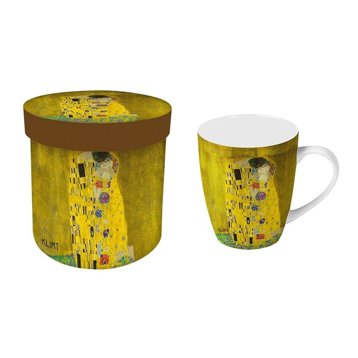 TAZA EL BESO EN CAJA DE REGALO KLIMT | ENESCO | 1 UNIDAD | 3453131163323