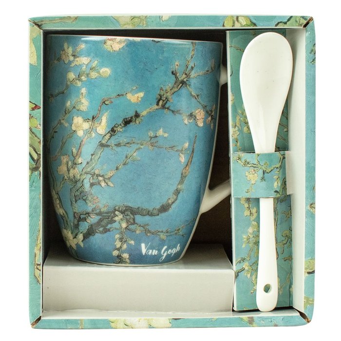 Taza con Cuchara Almendros ENESCO