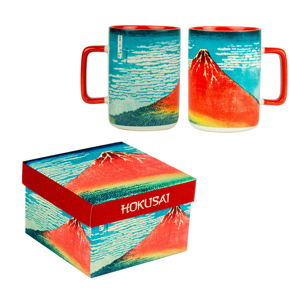 Taza Monte Fuji Hokusai en Caja de Regalo ENESCO Imagen principal del producto