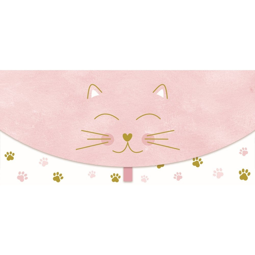 Sobre regalo bigotes de gato 21,3x9,6 cm - Pack 6 unidades