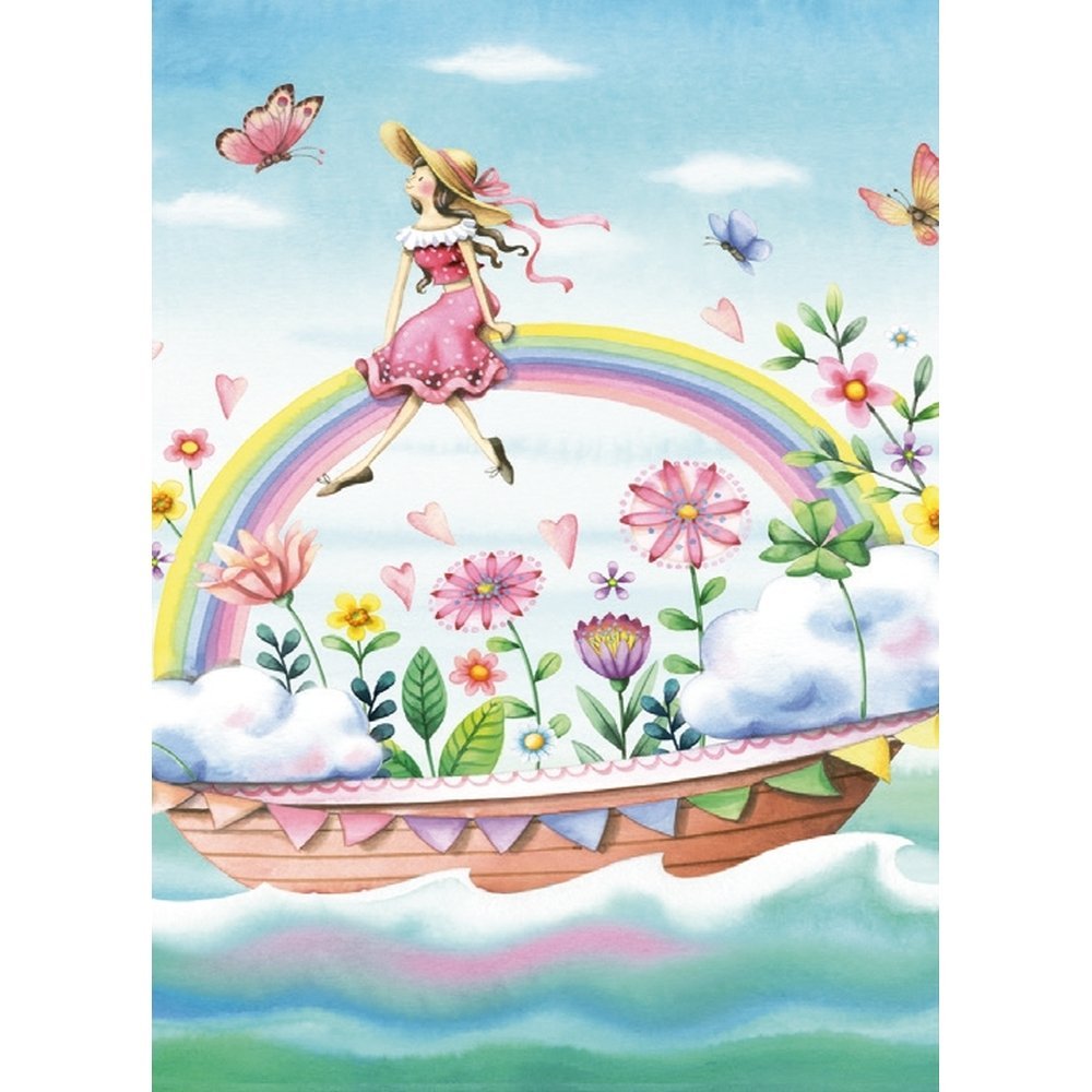 Cuaderno A5 Barco Arcoiris 48H Rayadas Pictura Imagen principal del producto