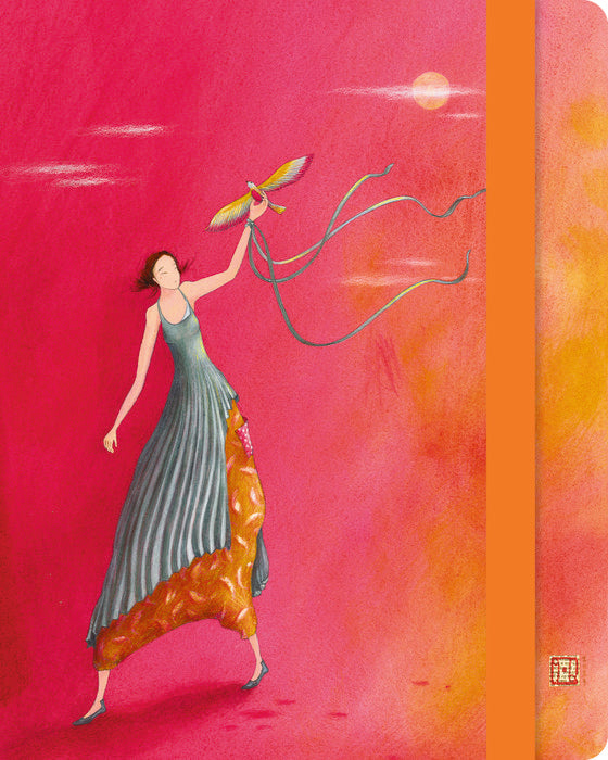 Cuaderno T/d 10x12,25cm Chica Pájaro Gaelle PICTURA Imagen principal del producto