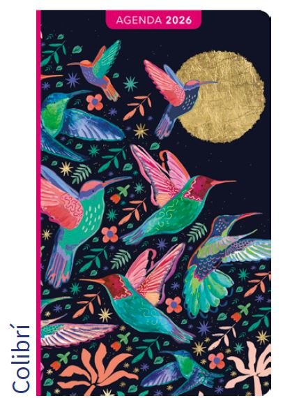 AGENDA ANUAL 2026 SEMANA VISTA COLIBRI 10X16,5 CM | PICTURA Imagen principal del producto