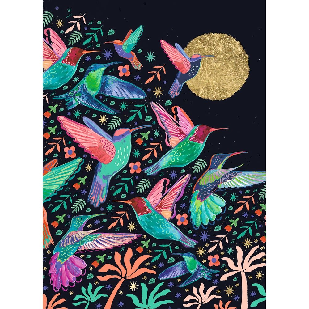 Cuaderno A5 Colibries 48 Hojas Rayadas Pictura